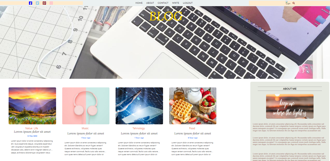 Blog Website